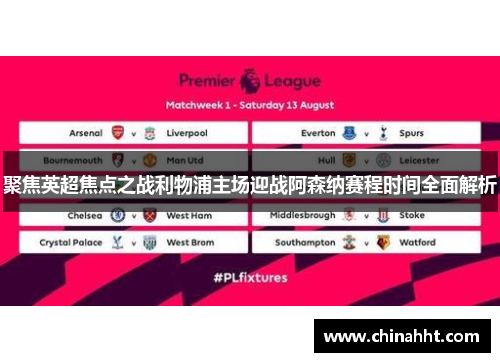 聚焦英超焦点之战利物浦主场迎战阿森纳赛程时间全面解析